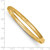10k 3/16 Laser Cut Hinged Bangle Bracelet 10LZ3/16