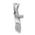 14k White Gold 7mm White Round Freshwater Cultured Pearl VS Diamond Pendant XP1743PL/VS