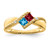 14k Genuine family jewelry ring XMR67/2GY