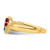 14k Genuine family jewelry ring XMR67/2GY