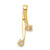 14k AAA 2-3.0mm Diamond Chain Slide XP34AAA