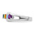 Sterling Silver Rhodium-plated Synthetic 6 Stone Mother's Ring XMR7/6SS-5