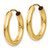 14k Polished Endless Tube Hoop Earrings TF807