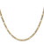 10k 3.5mm Semi-Solid Figaro Chain 10BC93-18