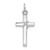 14k White Gold Cross Charm XR559