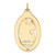 14k Saint Christopher Medal Pendant XR384