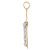 10k Two-tone INRI Crucifix Pendant 10M2595