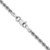 14K White Gold 20 inch 2.5mm Regular Rope with Lobster Clasp Chain W018S-20
