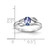 14k White Gold Tanzanite Ring Y2097T