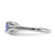 14k White Gold Tanzanite Ring Y2097T