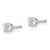 14k White Gold AA Quality Complete Diamond Stud Earring XW4AA-S