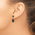 14k Onyx Teardrop Dangle Post Earrings XY817