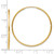 14k 1.25mm Endless Hoop Earring XY1205