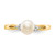 14k FW Cultured Pearl and Diamond Ring Y13010PL/AA