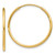 14k 1.25mm Endless Hoop Earring XY1207