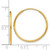 14k 1.25mm Endless Hoop Earring XY1207