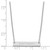 SS/Rhod-plated Small Capitalized ARIAL ROUNDED Bar Necklace XNA643SS