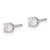 14k White Gold AA Quality Complete Diamond Stud Earring XW6AA-S