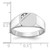 14k White Gold 9.0x10.0mm Open Back AA Diamond Signet Ring Y1626AA