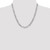 14K White Gold 20 inch 6mm Flat Figaro with Lobster Clasp Chain WFIG160-20