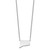 Sterling Silver/Rhodium-plated Connecticut State Necklace XNA706SS-CT