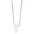 Sterling Silver/Rhodium-plated Vermont State Necklace XNA706SS-VT