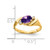 14k 7x5mm Oval Amethyst AAA Diamond ring Y2260AM/AAA