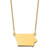 14KY Iowa State Necklace XNA706Y-IA