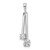 14k White Gold AA Diamond Two Stone Pendant XP1567AA