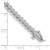 14k White Gold VS Diamond Tennis Bracelet X2000WVS