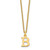 14KY Cutout Letter B Initial Necklace XNA727Y/B
