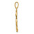 14K Multi-colored CZ Hamsa Pendant YC1324