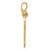 14K Polished Key Charm YC1214
