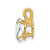 14k 8x6mm Oval Cubic Zirconia pendant XP423CZ