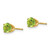 14k 5mm Peridot Earrings - August XBE68