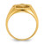 14k Men's Polished and Textured A Quality Diamond Masonic Ring Y7232A