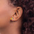 14k White Gold 6mm Citrine Earrings XE73WCI