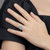 14k White Gold 12x6mm Marquise Blue Topaz AA Diamond ring Y4530BT/AA