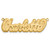 10k Yellow Gold 3D Satin Diamond-cut Name Plate 10XNA250Y