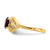 14k 6x4mm Oval Garnet AAA Diamond ring X9716GA/AAA