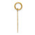 14k #1 GRANDPA Disc Charm XAC613