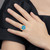 14k 6mm Heart Blue Topaz A Diamond ring Y4583BT/A