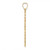 14k Polished Eastern Orthodox Solid Cross Pendant XR2014