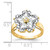 14k 6mm Heart Cubic Zirconia A Diamond ring Y4583CZ/A