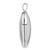 14k White Gold Polished Heart-Shaped Domed Locket XL339