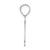 14kw Polished Etched Letter N Initial Pendant YC1437WN