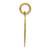 14k SWEET 16 Disc Charm XAC748