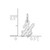 14k White Gold Small Script Letter H Initial Charm YC1527H
