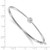14k White Gold A Diamond Hinged Bangle XB182A