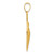 14k Polished and Satin Solid St Jude Thaddeus Medal XR2148
